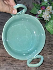Vintage Aqua Soap Dish