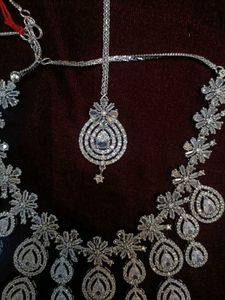American Diamond Necklace Set