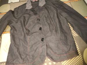 Women Winter Grey Jacket Light Weight In Coins