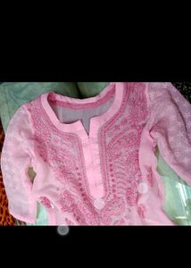 New Chikankari Kurti