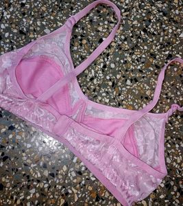 Victoria Secret Light Rose Pink Bra &amp; Panty Set