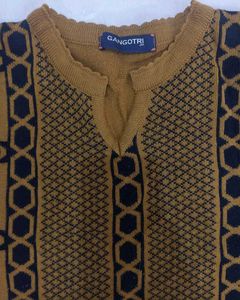 Mustard Patterned Kurti