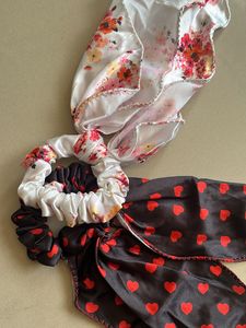 Scarf, Scrunchie, Hair Tie Valentine special