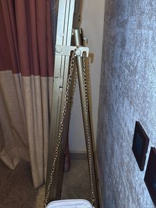 White Pleated Clutch