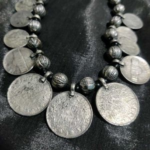Lovely Unique Ethnic Coin Design Necklace