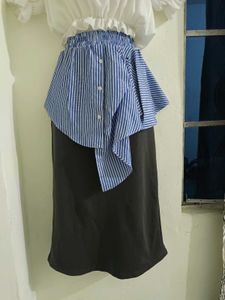 Checked Skirt