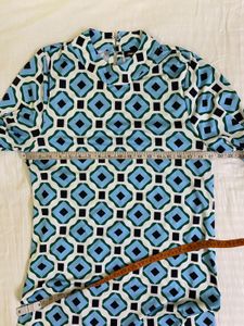 Geometric Print Dress Size M