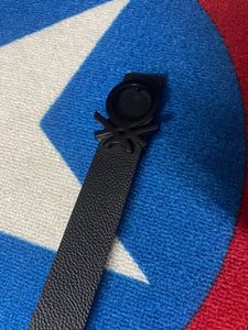 Rarely Used Black UCB Belt – Iconic Logo Buckle