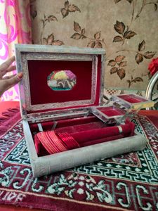 Silver Designer Storage Box