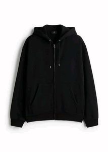 Black Zip-Up Hoodie