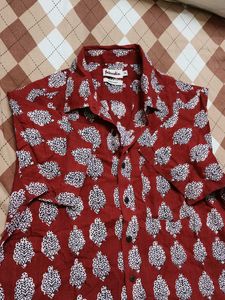 Fabindia Men Cotton Printed Shirt