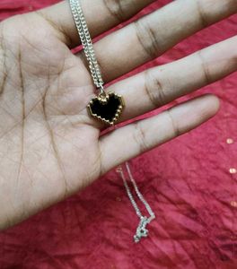 Pixel Heart Pendant Necklace