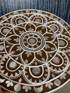 Mirrored Lippan Mandala Wall Decor