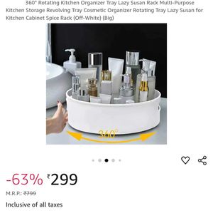 Rotating Tray Organiser 🎀