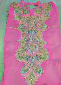 Pink Embroidered Top