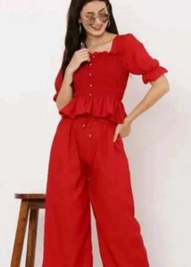 Womans Top And Bottom Set