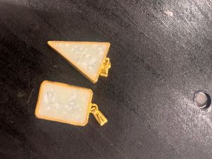 Handmade Set Of 2 Glow In The Dark Pendants