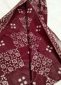 Linen Batik Saree
