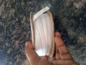 White Elastic Roll