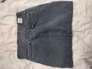 Y2K mini denim skirt