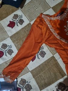 Embroidery Falred Kurta Suit Set