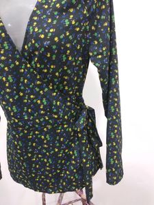 Floral Printed Wrap Top