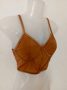 DARK NUDE CORSET TOP