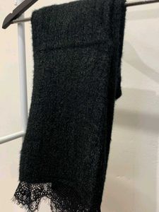 Black Fuzzy skirt