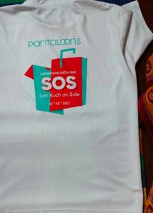 Pantaloons White Graphic T-Shirt