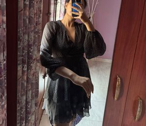 Chic Polka Dot Mini Dress