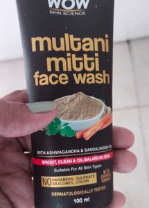 wow multani mitti face wash