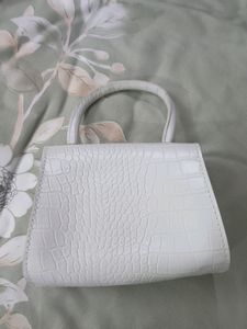 Cute White Sling Bag