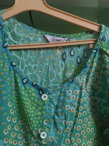Green Anarkali Kurti