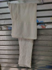 Embroidered Straight Pant