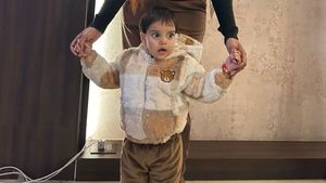 Branded Fluffy Jackets For Baby