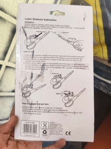 Laser Scissors For Accurate Cutting New Pack ✂️✂️✂