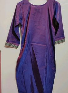Purple🟣Kurta Plazo Pant Set For 34 Bust