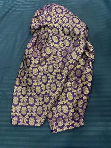 Purple & Gold Brocade Pants