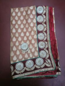Party Wear Saree With Blouse