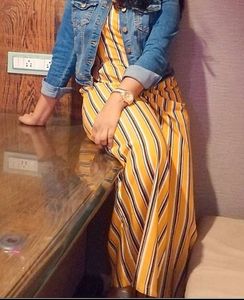 Mustard Colour Jumpsuit