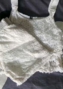 White Lace Two-Piece Set