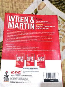 Wren &amp; Martin Grammar Book