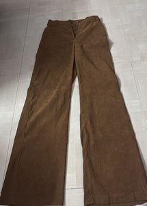 Brown Flared Pants