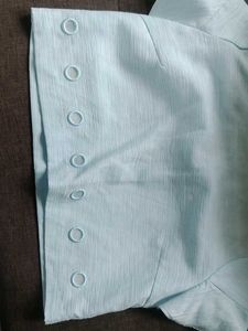 Light Blue Crop Top