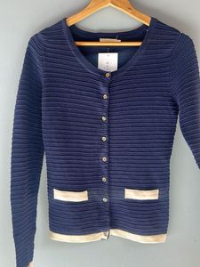 Elegant Navy Cardigan