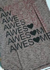 Awesome Heathered T-Shirt Size -30