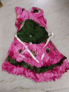 Set Of 4 Frocks For 1-2 Yrs Old Girl