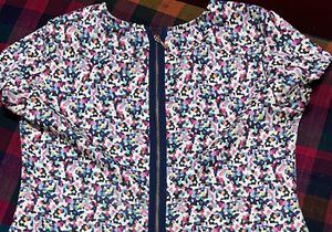 Patterned Casual Dress