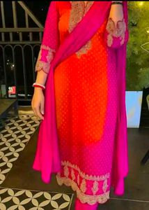 Kurta Set  Bandhani
