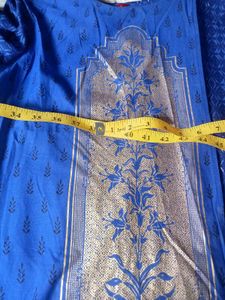 Blue Floral Print Kurti